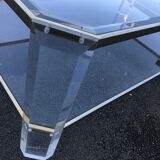 1970 transparent lucite lounge table