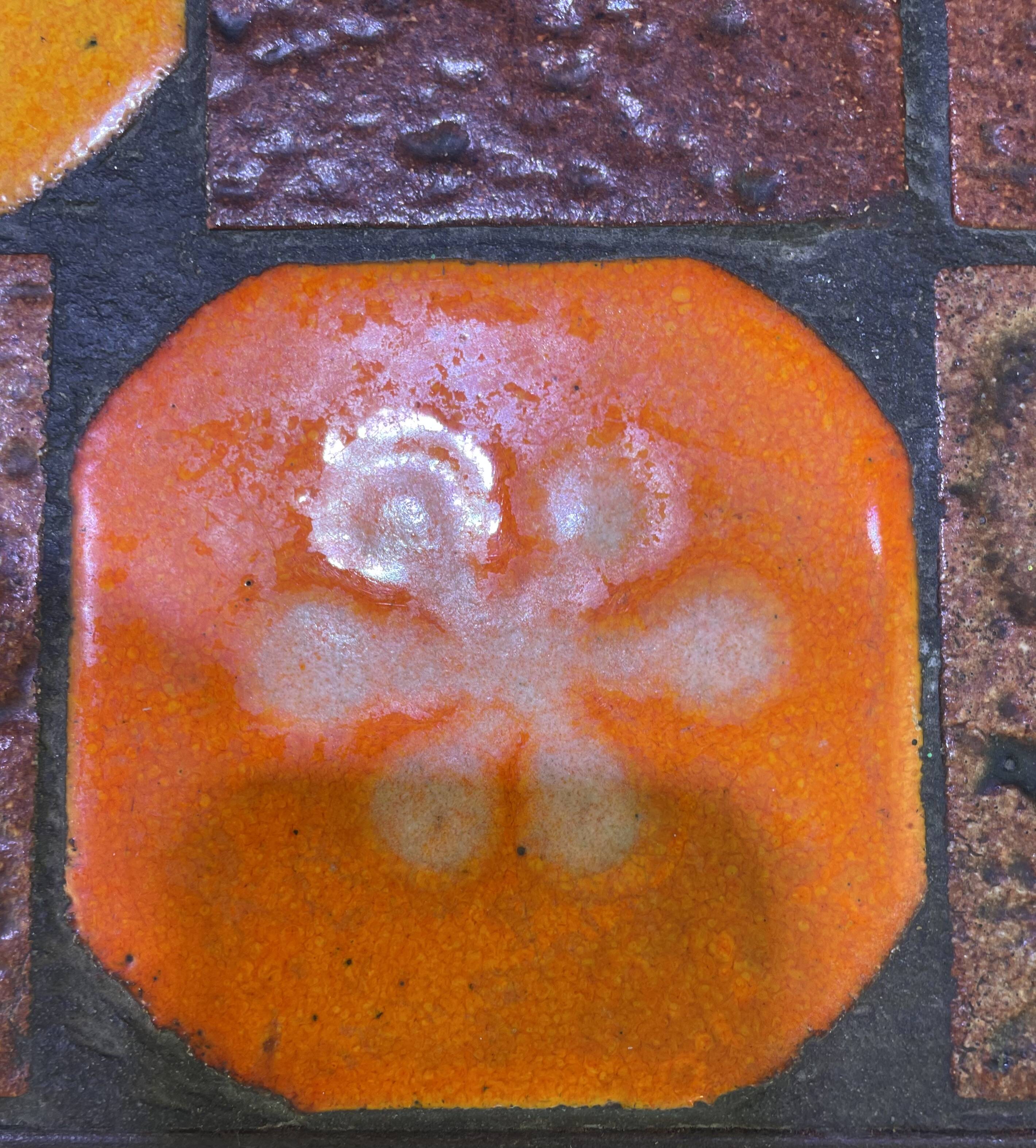 Glazed ceramic coffee table