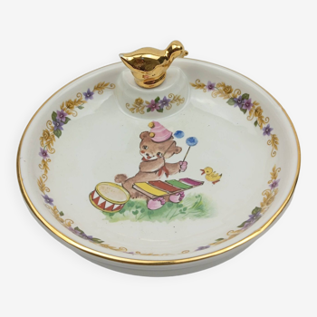 Paris porcelain porridge plate