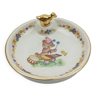 Assiette à bouillie porcelaine de paris