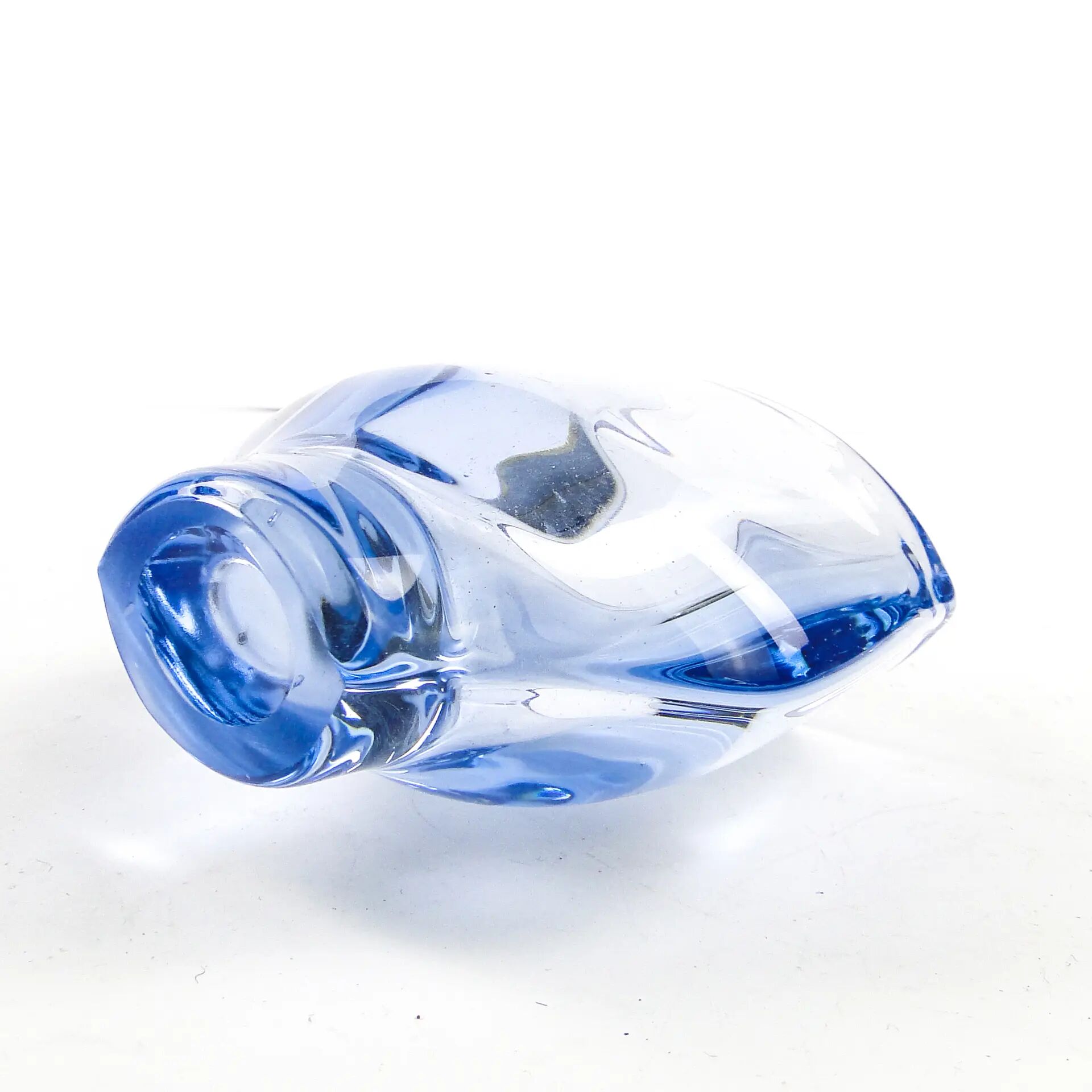Mid-century modern vase, glass, Czechoslovakia, 1960s