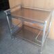 Vintage rolling serving cart