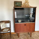 Bibliothèque /meuble vinyl scandinave