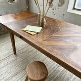 19th century oak farmhouse table 270cm with extensions