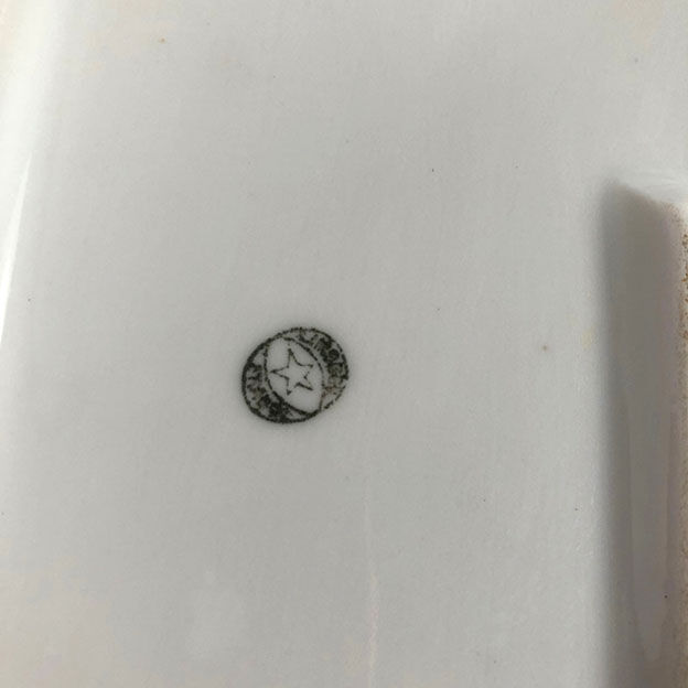 Series of three fish dishes, Lunéville earthenware and Limoges porcelain