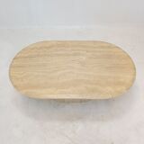 Italian Travertine Coffee Table, 1980's