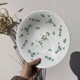 Iron earth compotier / vintage earthenware standing dish