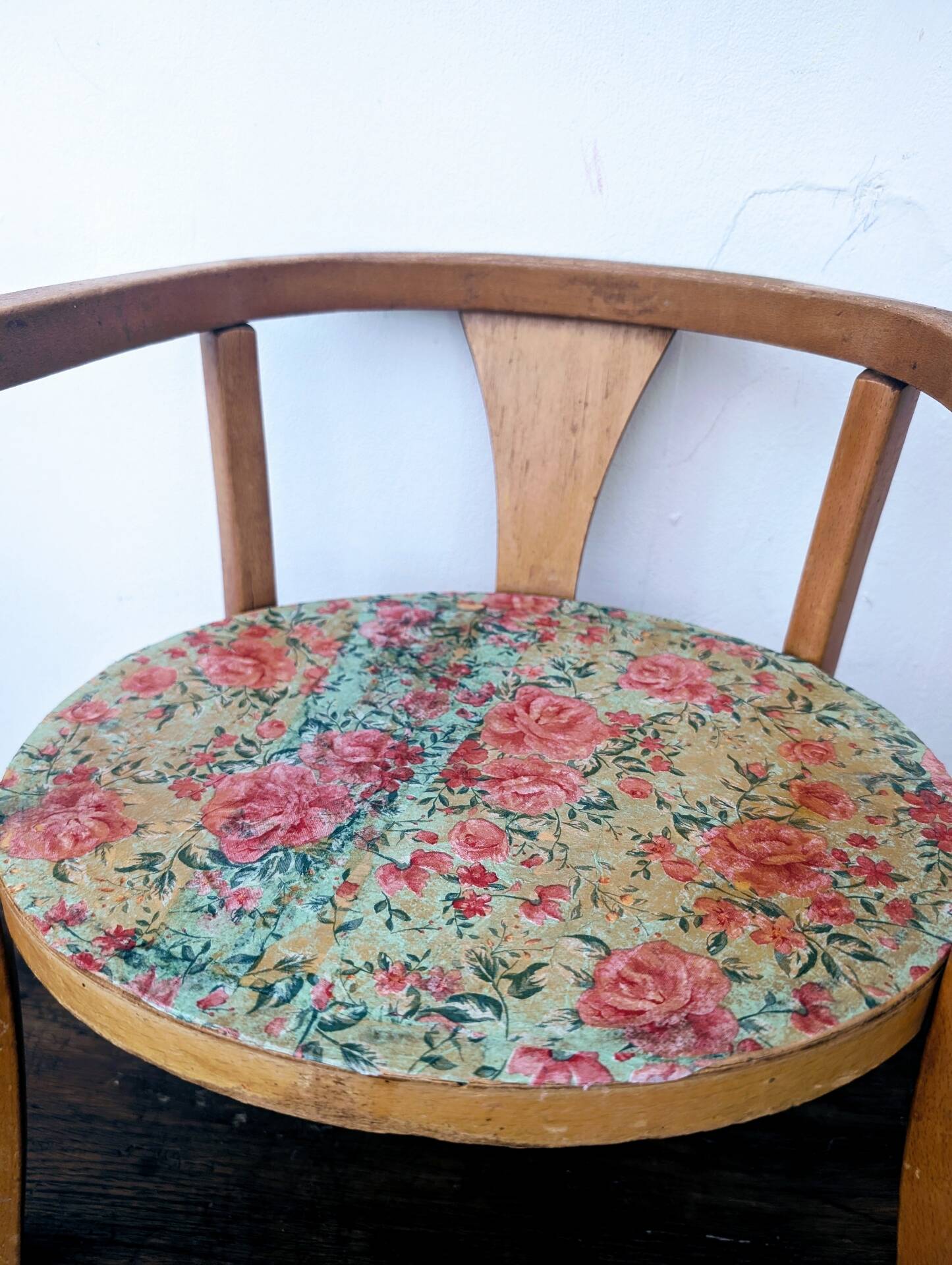 vintage children's armchair in Baumann / Thonet style 1950s/60s