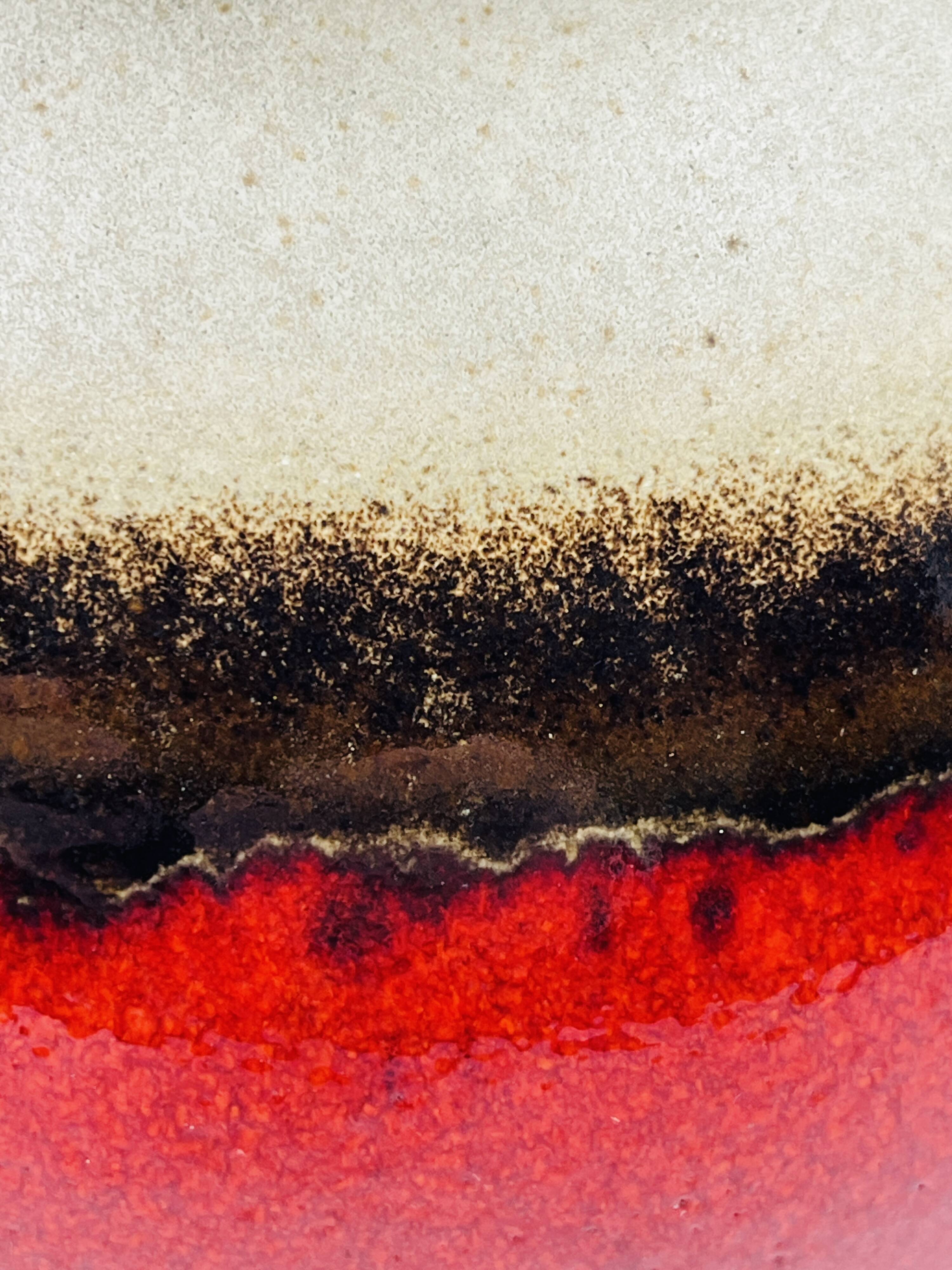 Scheurich vase 291 with red cabochons