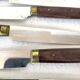 Vintage stainless steel and wood knives