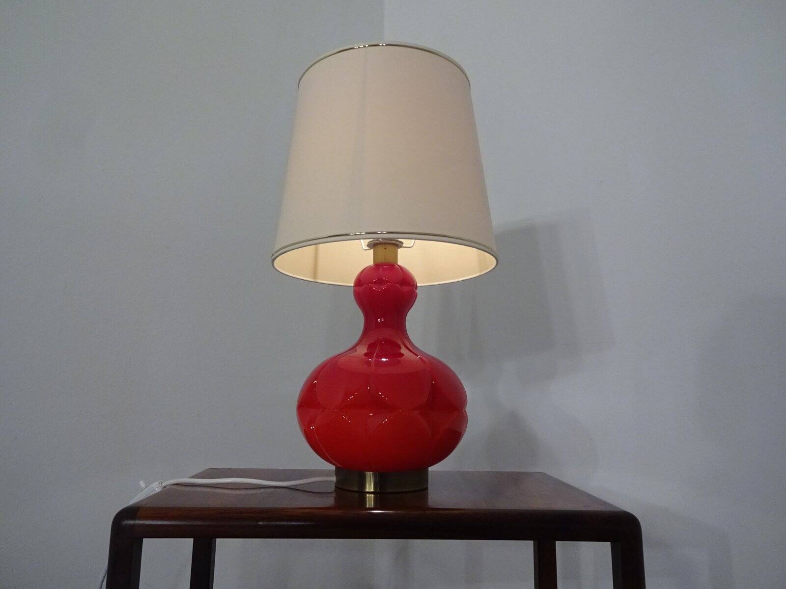 Glass floor lamp by Peil & Putzler, 1970s