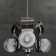 1970s Italian Chrome Plated Chandelier