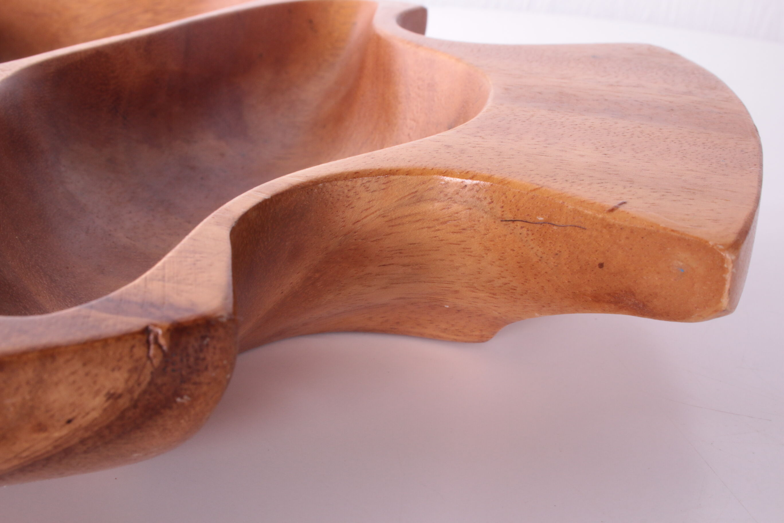 Vintage teak drink bowl 1960s german