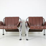 Seven Chrome Armchair Designed by Viliam Chlebo, Czechoslovakia
