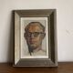 Portrait of a modernist man, oil on panel, 1947.