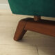 Fauteuil vert, design danois, années 1970, fabriqué au Danemark