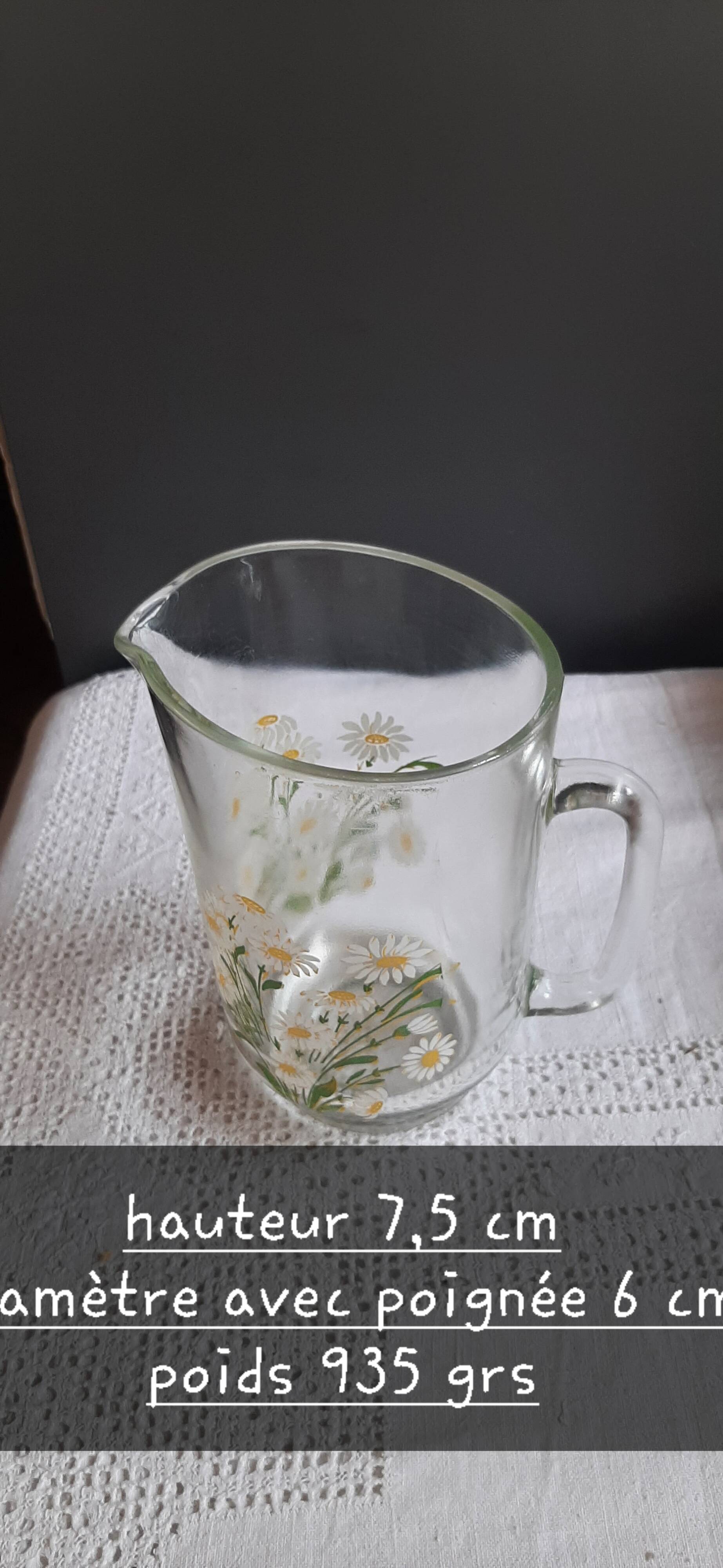Carafe marguerites