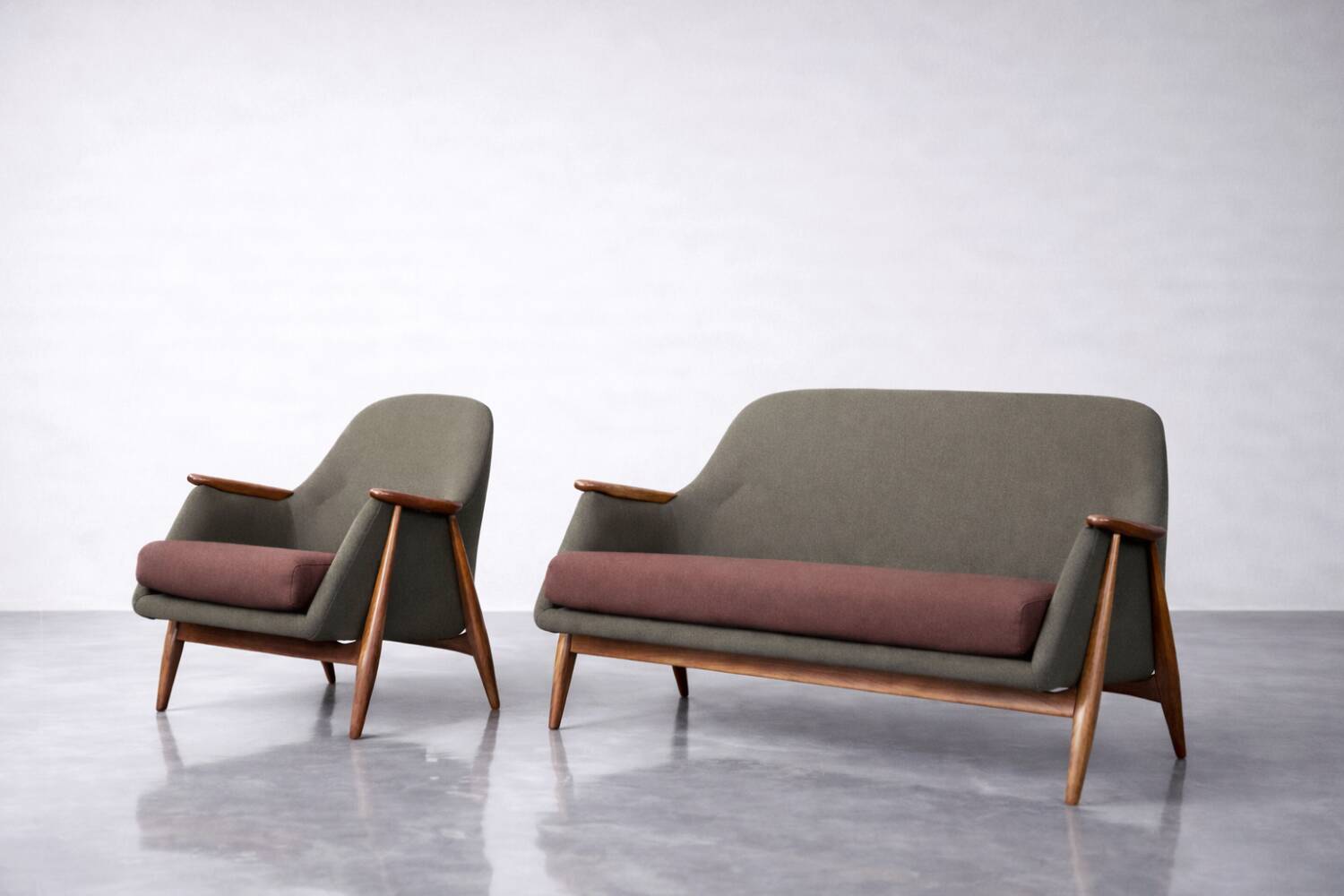 Vintage Mid-Century Modern Pallas Living Room Set by Svante Skogh for Asko