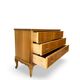 Commode italienne en noyer du milieu du siècle, années 1960.