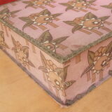 Art-deco fabric box