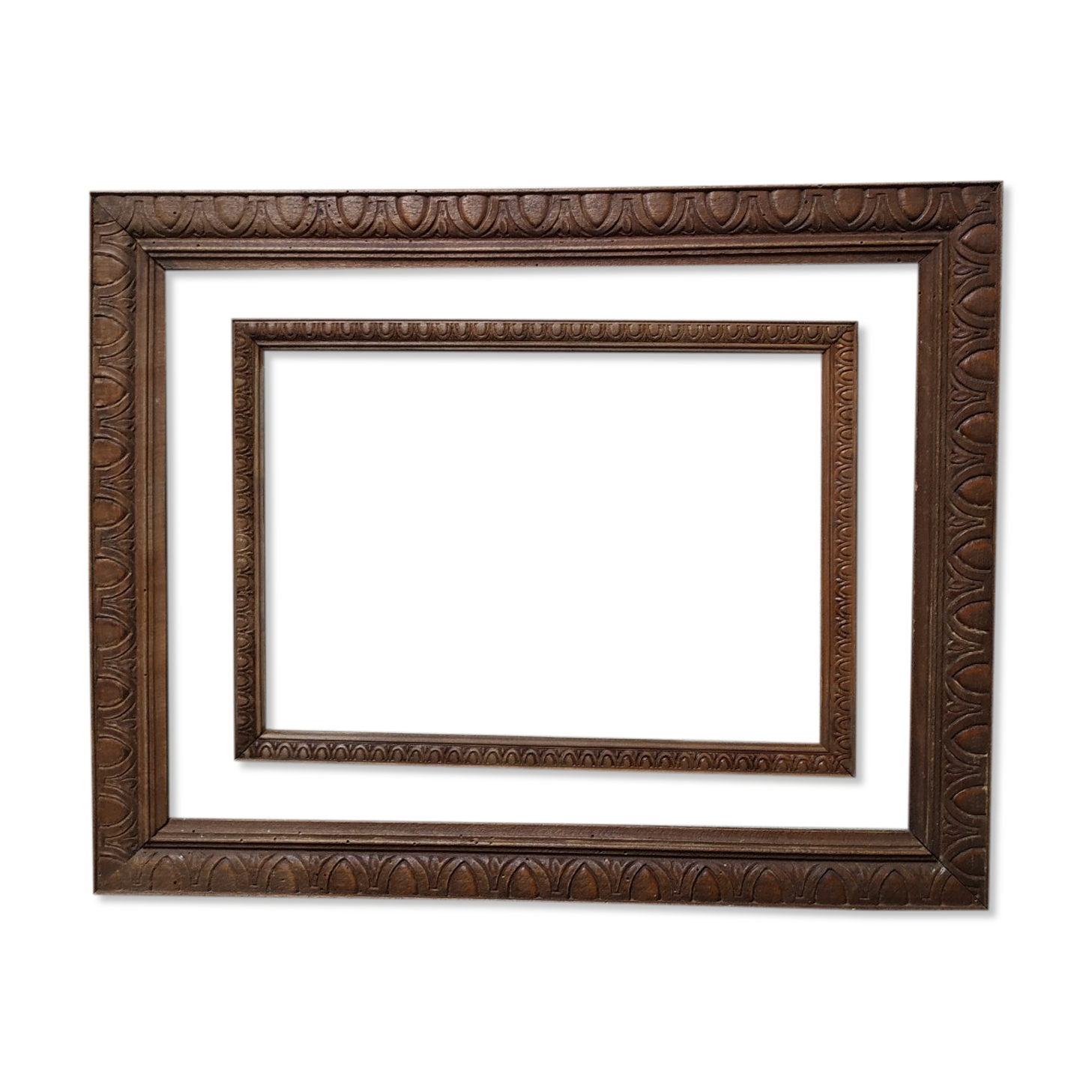 Duo of wooden frames
