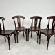 Ensemble de 4 chaises de salle à manger Thonet no.164