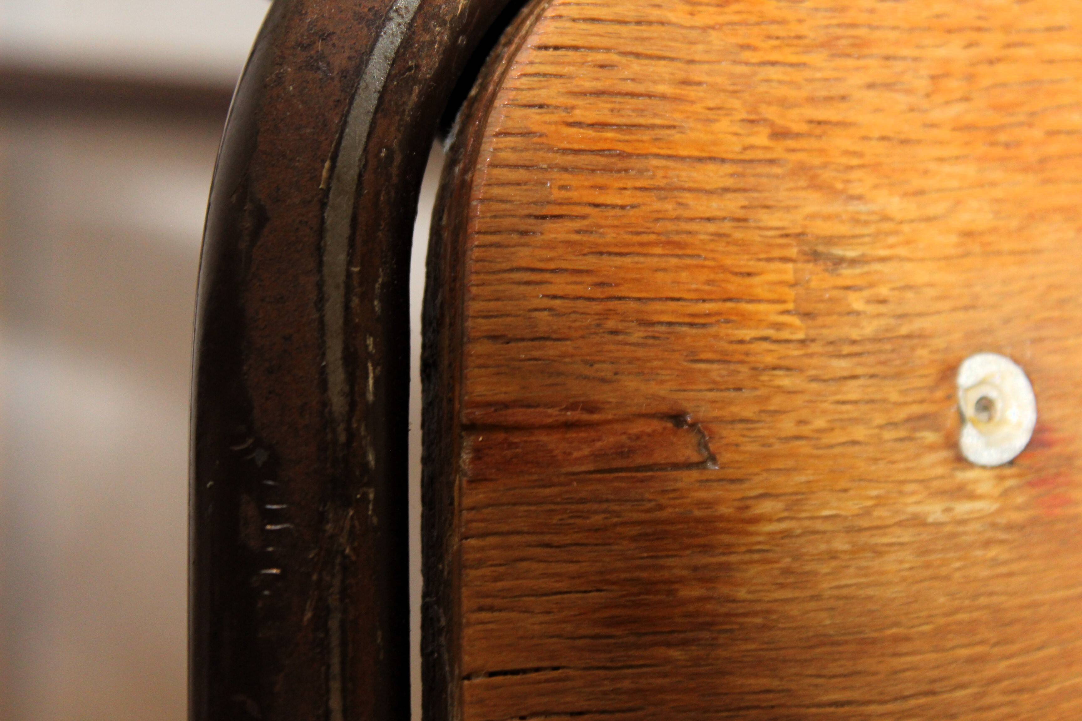 Tabouret  vintage industriel d’école