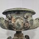 Empire style bronze jardinières, bronze and marble, 1805