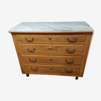 Commode en chêne 4 tiroirs