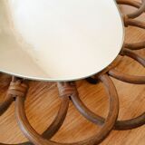 Miroir ovale vintage
