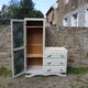 Vintage children's asymmetrical wardrobe