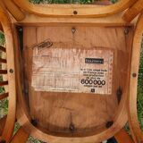 2 Baumann chairs No.12 brown seat