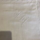 JM monogram pillow taie