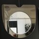 Mirror crystal art 60s, unusual shape 78x78 cm