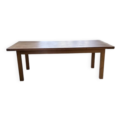 Table de ferme chêne doré 213-283cm avec allonge