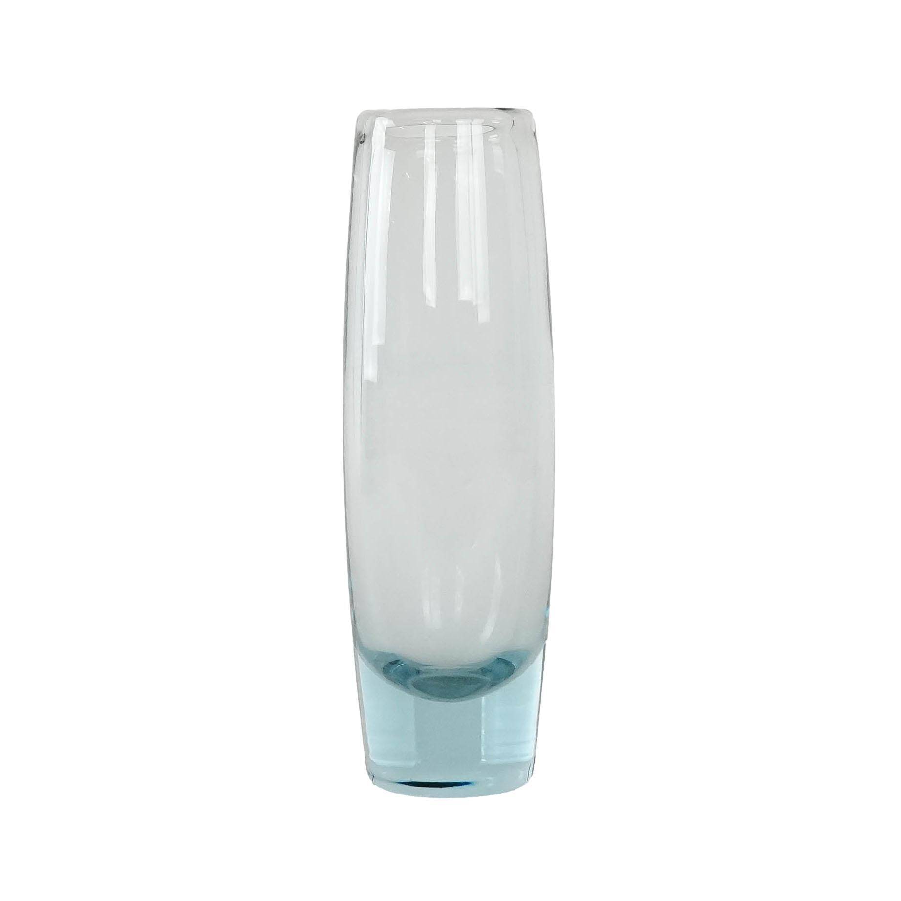 Glass vase, Danish design, 1950s, manufacturer: Holmegaard, designer: Per L