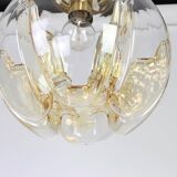 Murano ball suspension light by Doria, Germany, 1970s