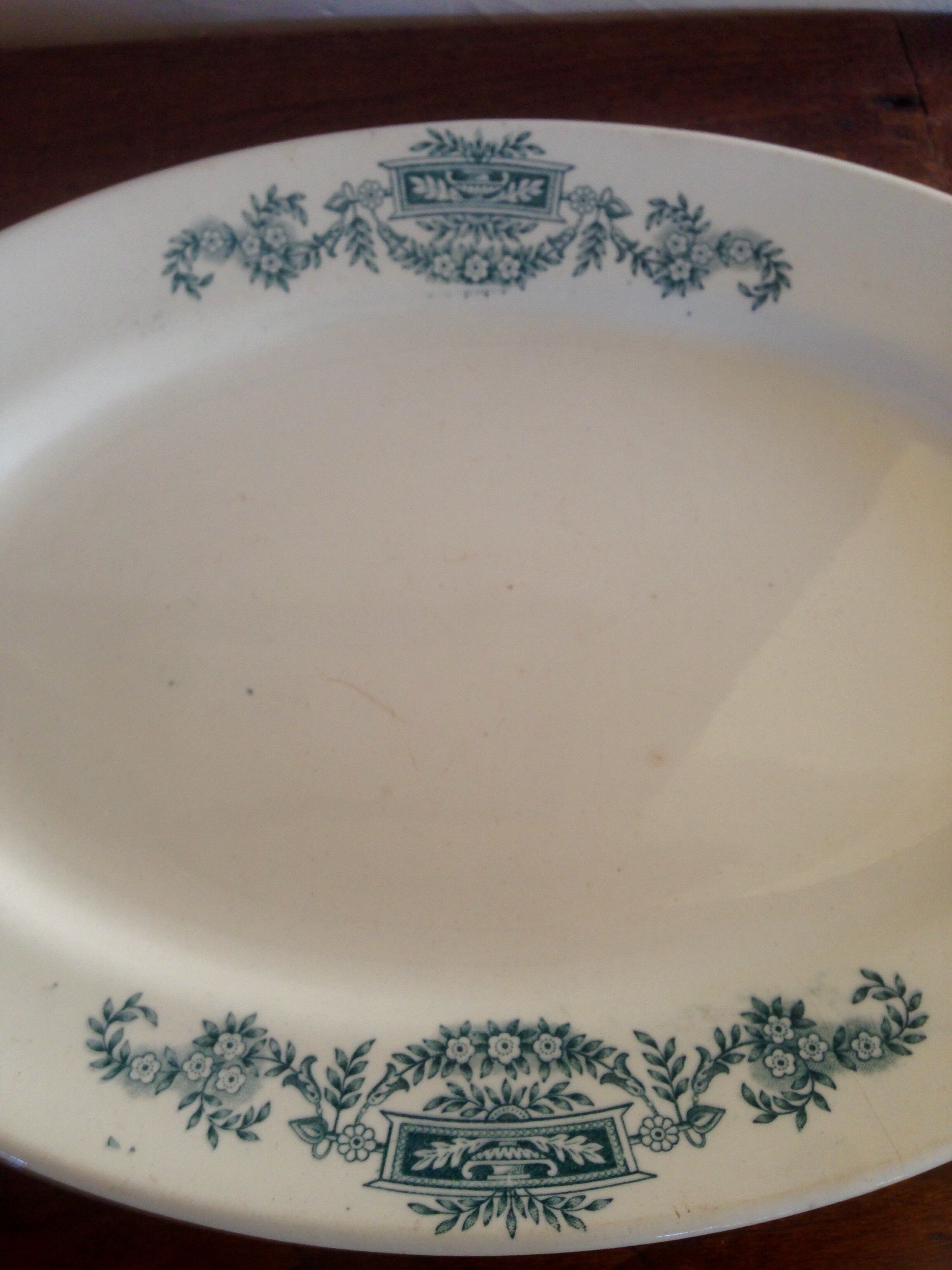 Two flat ovals land of iron