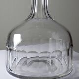 Antique wine decanter, faceted cut crystal