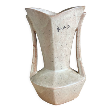 Vintage Vallauris 2-handled vase