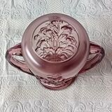 Vintage purple art deco verelys vase, "les campanules" model