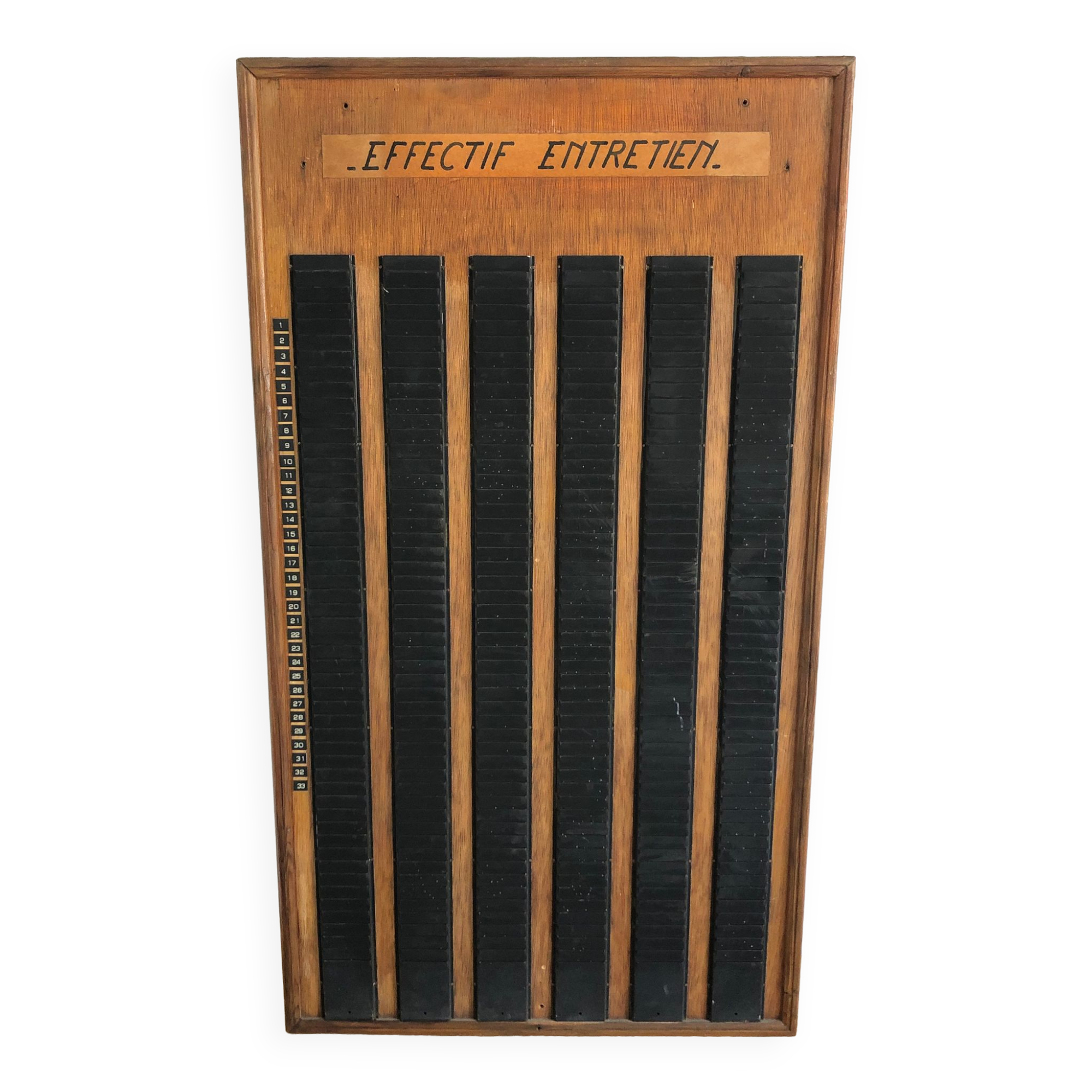 Factory scoreboard, industrial furniture