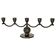 Elegant Swedish Grace Candelabra in Solid Bronze by Jacob Ängman, GAB
