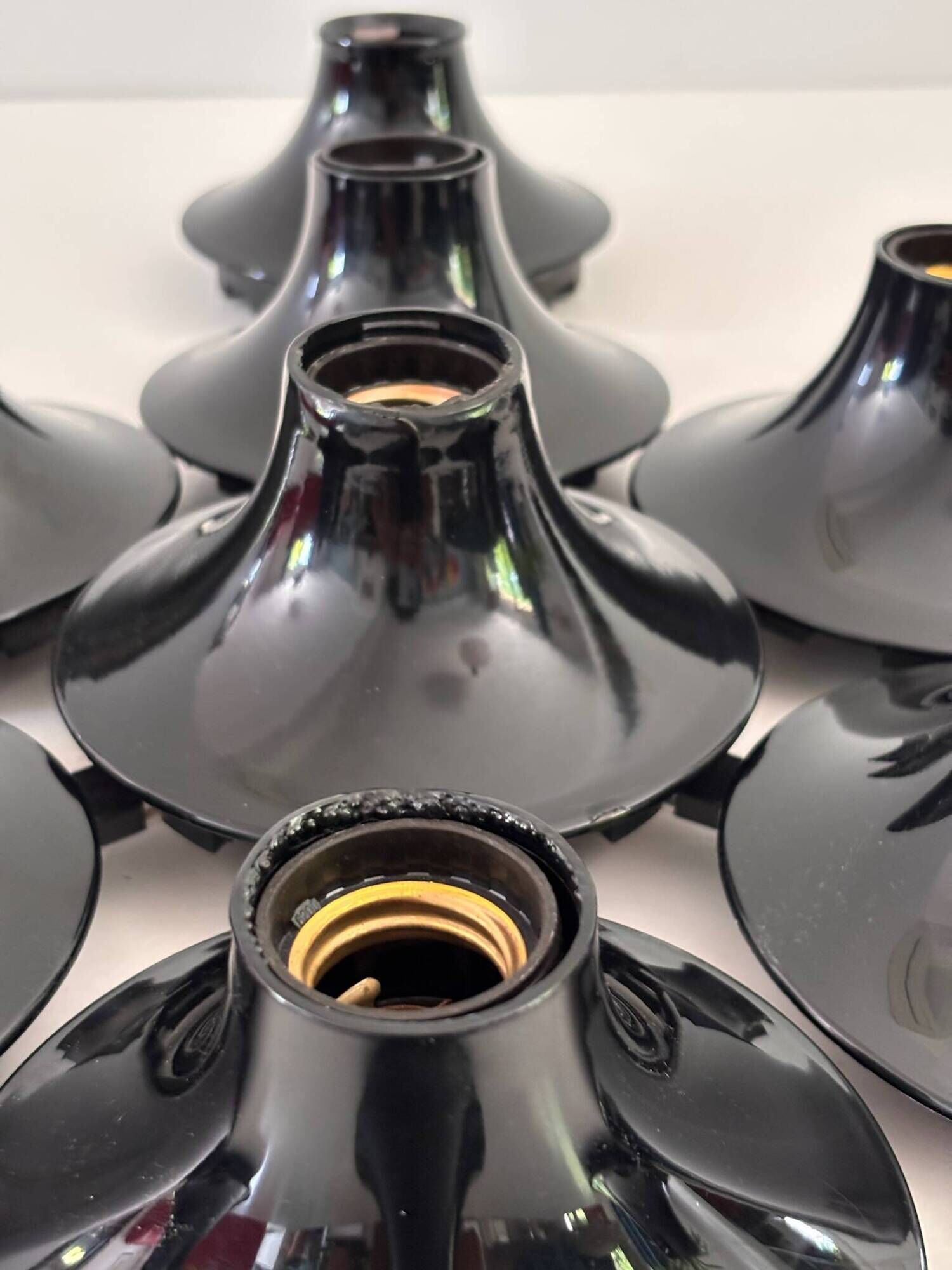 Composition of 13 Teti Wall Lights by Vico Magistretti for Artemide 1970 ABS