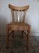 Straw bistro chair