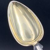 Series of 6 large solid silver spoons Hamburg Hess Germany dated 1869