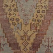 Tapis Oushak vintage noué à la main sku 1455