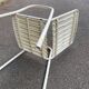 2 white emu rio garden armchairs with armrests