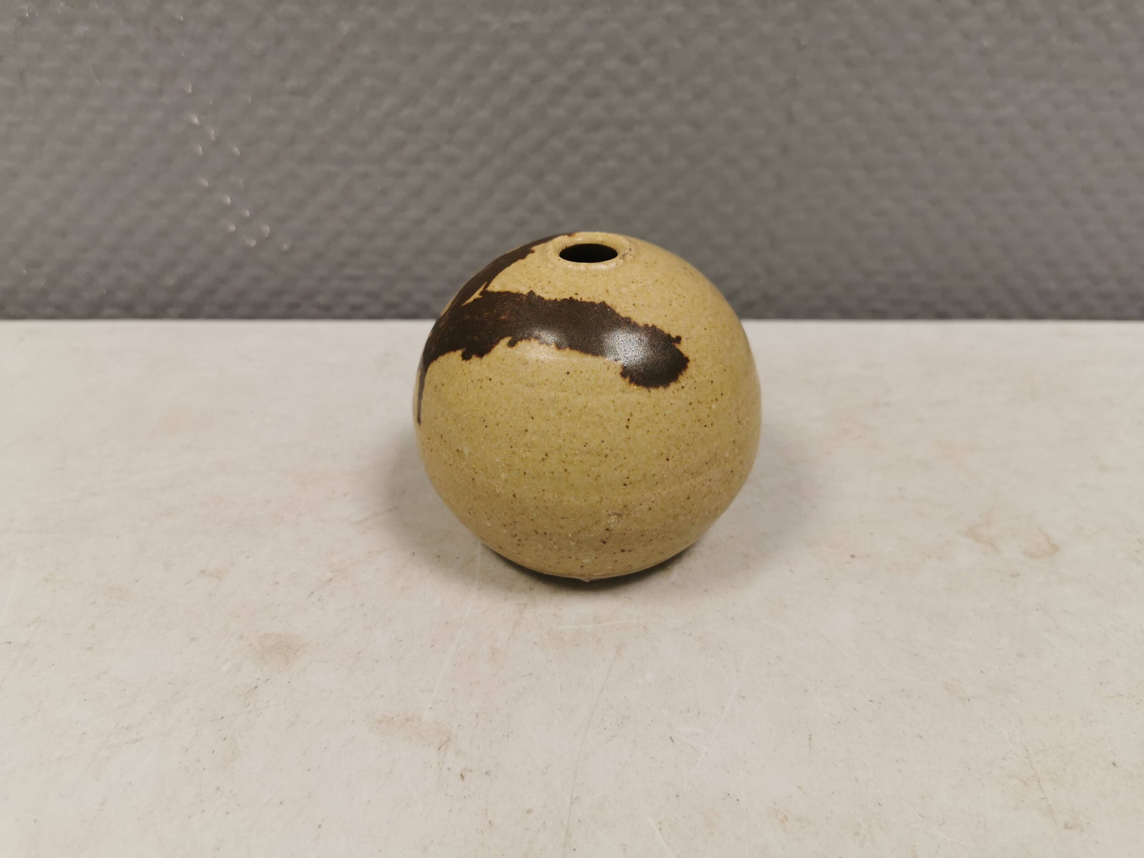 Miniature ceramic vase from the 1970s-1980s, Denmark.