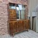 Highboard with crystal glass panels – unique, after renovation